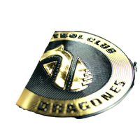 Patch thermocollant en TPU écologique à effet métallique 3D gaufré haute fréquence, avec logo personnalisé sur mesure, pour sacs de la marque BX
