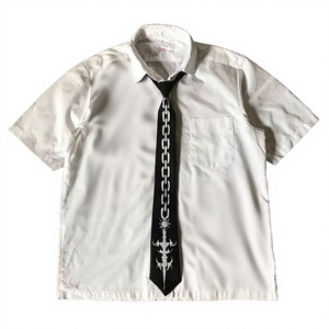 Y2K White Summer Eco-Friendly Retro Harajuku Men's <b>Skull</b> Holy Writ Letter Printed Short Sleeve T-Shirt Fashion Gothic <b>Tops</b> - Product Image 2