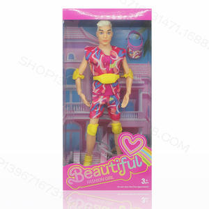 Nouvelle poupée de 30 cm (11 pouces) avec patins à roulettes intégrés, tenue de mode, poupée miniature pour couple, tenue de couple, 2024 - Product Image 5