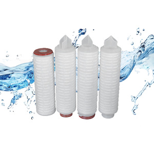 Élément filtrant à eau pliable de 5/10/20 pouces, cartouche filtrante plissée en PP de haute qualité pour eau potable - Product Image 1