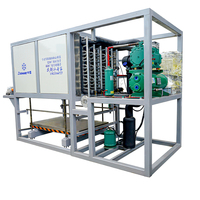 Machine à glace en bloc à refroidissement direct de 2 tonnes/jour |   Machine à glaçons automatique en aluminium |   Usine de glace industrielle à économie d'énergie