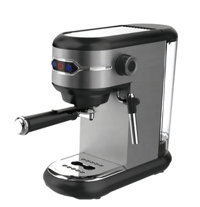 Cafetera Espresso, Cafetera de Vapor Transfronteriza, Italiana Americana, Fría y Caliente, Dos Temperaturas, Dorada/Negra/Plateada, 220V - Product Image 2