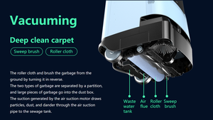 Robot <span class=keywords><strong>Aspirador</strong></span> y Fregador CMao <span class=keywords><strong>Roomba</strong></span> con Base de Vaciado Automático, Mapa Inteligente y Tanque de 25L - Product Image 6
