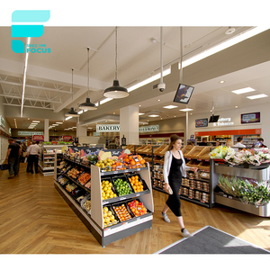 Étagères de gondole de supermarché, étagères de magasin d'alimentation, design d'intérieur de supermarché, plan d'affichage en magasin, rayonnages de supermarché - Product Image 2