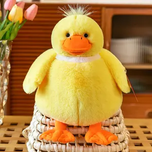 Sıcak satış yaratıcı oyuncaklar pot-göbekli ördek doğum günü hediyesi sevimli hayvan ördek doldurulmuş hayvan peluş oyuncaklar