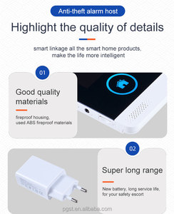PGST Akıllı Ev Güvenlik Alarm Sistemi Uzaktan Kumandalı Hırsız Davetsiz Misafir Dedektörü ABS WIFI GSM/4G Kablosuz Üretici - Product Image 4