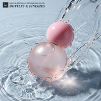 Flacon de parfum en verre givré ABT 30ml 50ml 75ml avec bouchon pulvérisateur, esthétique moderne de luxe, couleur personnalisée, impression à l'écran, parfum