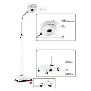 Examen clínico Montado en la pared LED Lámpara quirúrgica sin sombras Equipo de terapia oral Accesorios <span class=keywords><strong>Precio</strong></span> de fábrica Fuente de energía eléctrica - Product Image 3