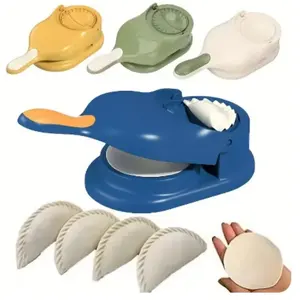Kit 2 en 1 para hacer dumplings, prensador de masa, ideal para cocinar en casa, moldeador de masa, utensilio de cocina - Product Image 1