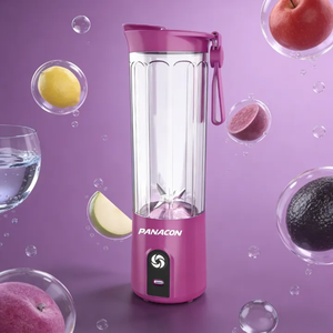 550ml 2000mAh BPA Free Leak Proof Cordless Lightweight Turbo Mode 6 Blades High Speed Portable Smoothie <b>Maker</b> Ice Crusher - Product Image 3