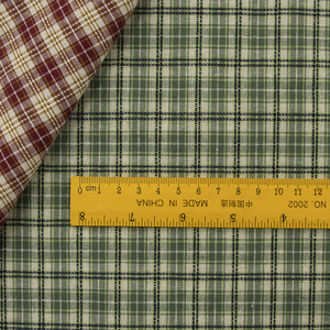 Tissu à carreaux écossais jacquard respirant en gros 100% coton tissu à carreaux tartan pour chemises/tissu à carreaux coton - Product Image 3