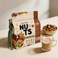 Sacs d'emballage pour thé de qualité alimentaire, imprimés sur mesure, élégants, laminés, à fond carré, thermoscellables, refermables avec fermeture éclair, pour le matcha