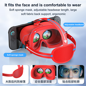 En Stock <span class=keywords><strong>para</strong></span> <span class=keywords><strong>Nintendo</strong></span> <span class=keywords><strong>Switch</strong></span> 2 VR gafas auriculares plástico inalámbrico de alta definición <span class=keywords><strong>3D</strong></span> consola de juegos accesorios de regalo de Navidad - Product Image 2