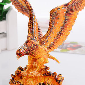 Caja de baratija de águila de yiwu, joyería de cristal de buena calidad para manualidades, Faberge - Product Image 3