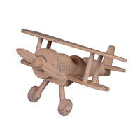 Modèle écologique Kit bricolage avion en bois bricolage enfant artisanat peinture set peinture kit de bricolage en bois