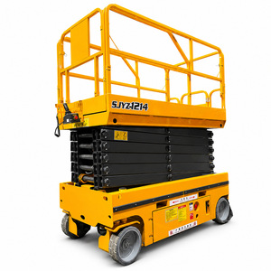 รถยกไฟฟ้าแบบสองแรงดัน 220V ระบบไฮดรอลิก สำหรับงานซ่อมบำรุงในโรงงาน ขนถ่าย ยก วางซ้อน และยกสูง - Product Image 3