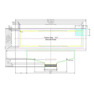 Display OLED da <span class=keywords><strong>3</strong></span>,12 Pollici, 256x64 Pixel, Colori Bianco, Blu e Giallo, Schermo OLED Piccolo, 30 Pin SSD1322, SPI a <span class=keywords><strong>3</strong></span>/4 Fili, Pannello PMOLED I2C - Product Image 6