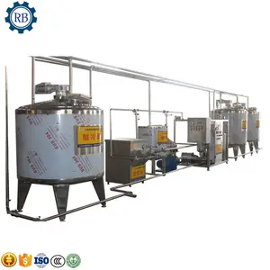 Linha de processamento de leite de côco em aço inoxidável, linha de processamento de leite de vaca de cabra, leite em pó, máquina/equipamento de processamento de produtos margaridos