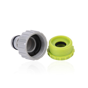 Huabangshi Water Pipe <b>Connector</b> 16mm Threaded Plastic <b>Quick</b> Coupling For Faucet And Hose Connection - Product Image 1