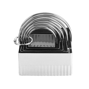 Set Professionale di 5 Tagliabiscotti in Acciaio Inox con Manico, <span class=keywords><strong>Stampi</strong></span> Rotondi <span class=keywords><strong>per</strong></span> <span class=keywords><strong>Biscotti</strong></span> - Product Image 2