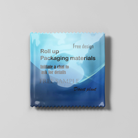 Préservatif vide 3 joints latéraux personnalisables petite feuille stratifiée numérique et sacs en Mylar imprimés pour adultes
