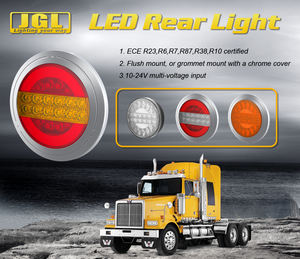 <span class=keywords><strong>Feu</strong></span> arrière rond avec e-mark, phare de <span class=keywords><strong>remorque</strong></span> pour camion, 122mm, 12V, 24V, IP67 - Product Image 4