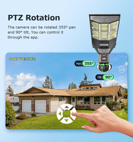 Lampe de sécurité solaire 4G avec caméra PTZ 6MP à double objectif et zoom 12X, contrôle à distance par application, audio bidirectionnel, stockage cloud TF, CCTV extérieur