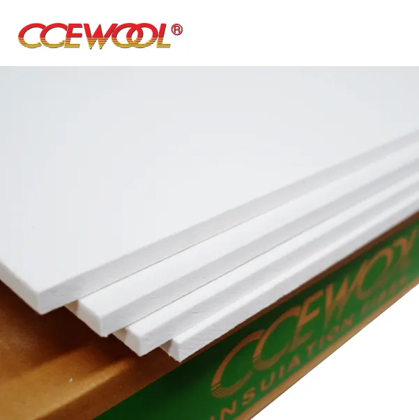 Tablero de fibra cerámica CCEWOOL 1260st utilizado para horno de fusión de vidrio