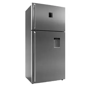 498L现代设计，带把手顶部冷冻冰箱双门冰箱