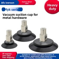Support à ventouse en silicone pour bras robotisés, avec entrée d'air latérale, composant pneumatique industriel importé, vente en gros usine
