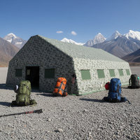 Tente de secours en toile facile à installer, abri d'urgence pour les réfugiés, camping médical et secours en cas de catastrophe tactique