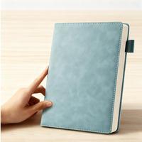 Carnets en cuir PU A5 prêts à l'emploi pour la vente en gros – Cahiers d'exercices professionnels, carnets de réunions concis, carnets épais et simples pour le bureau