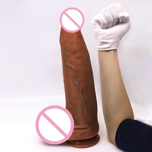 Kalın Simülasyon Yapay <span class=keywords><strong>Penis</strong></span> Sıvı Silikon 1620G Yumuşak Su Geçirmez IPX6 Manuel Seks Oyuncağı Yetişkin Ürünü - Product Image 1