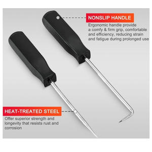 Set tang cincin jepit dan klip baja karbon tinggi 11-potong eksklusif lintas batas untuk alat perbaikan perangkat keras otomatis - Product Image 3