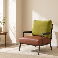 Chaise d'appoint individuelle en tissu ou similicuir, fauteuil de loisirs, vente en gros de meubles pour la maison – Offre spéciale usine OEM ODM
