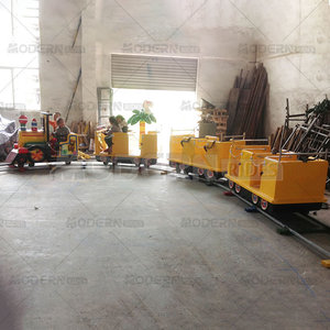 High Quality Yellow Track <b>Train</b> With Semi-open Carriages, Fun And Safe Ride For Kids And Families Park For Sale - Product Image 4