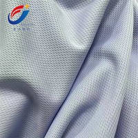 Tissu jersey respirant en maille œil-de-perdrix 100 % polyester de Shaoxing pour vêtements de sport