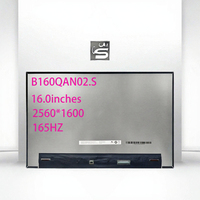 Panel LCD B160QAN02.S 16 inci 2560*1600 165Hz Grade A+ Matte 40Pin EDP 16:10 Stok Besar, Layar Pengganti untuk Bengkel Perbaikan Laptop