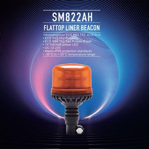 Feux stroboscopiques LED de haute qualité Couleur ambre/bleue IP66 Rotation Balise d'avertissement - Product Image 1