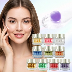 Crema Facial Blanqueadora de Etiqueta Privada con Baba de <span class=keywords><strong>Caracol</strong></span>, Niacinamida, Retinol y Colágeno, Gránulos de Perla, Iluminadora y Unificadora del Tono, 50ml, OEM - Product Image 2