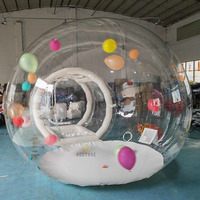 Tente gonflable transparente de bulle de dôme de maison de ballon de bulle de maison de rebond pour la partie d'enfants