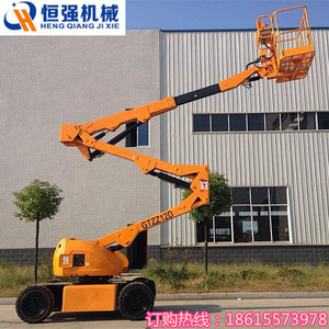 Plateforme de travail aérienne articulée autopropulsée diesel Heng Qiang Ji Xie Boom Lift GTZZ12D 14m pour usage en construction - Product Image 3