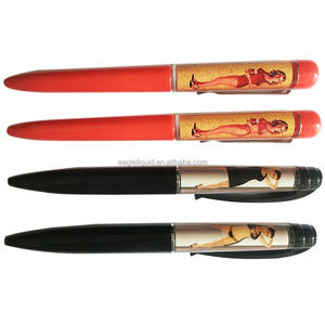 Stylo tranchant de la marque pour femmes, stylo flottant liquide en PVC, personnalisé - Product Image 3