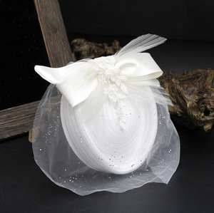 HM050 Hera Hot <strong>Sale</strong> Classical Bride <strong>Hat</strong> Stylish Top <strong>Hat</strong> Face Veil Fascinator <strong>Wedding</strong> <strong>Hats</strong> - Product Image 1