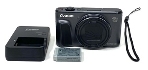 Cámara Digital Negra SX720 HS Usada con Resolución Full HD y Estabilización Electrónica - Product Image 1
