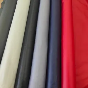 Textiles Fabric Use For Garment Down Coat Or Lining Weight 60gsm Shinny 300T 100% Polyester Taffeta Fabric