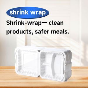 Caja de Plástico MFPP para Alimentos de 7, 8 y 9 Pulgadas, Desechable, Reciclable, Apta para Microondas, con Tapa Abatible, Grabado en Relieve y Logotipo Personalizado para Llevar - Product Image 2