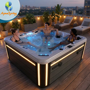 Aquaspring Spa de Luxe Extérieur avec <span class=keywords><strong>Jacuzzi</strong></span> et Massage, Meilleure Qualité, en Acrylique, Système <span class=keywords><strong>Balboa</strong></span> - Product Image 1