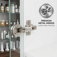 EN STOCK Vitrine de présentation en acrylique haut de gamme avec porte verrouillable en verre pour magasin de détail, mobilier de pharmacie avec tiroir de rangement