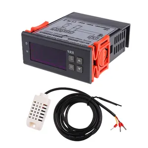 MH13001 Digital Thermostat Hygromstat Suhu Kelembaban Controller Relay Higrometre Stasiun Meter 220V untuk Penetas Telur